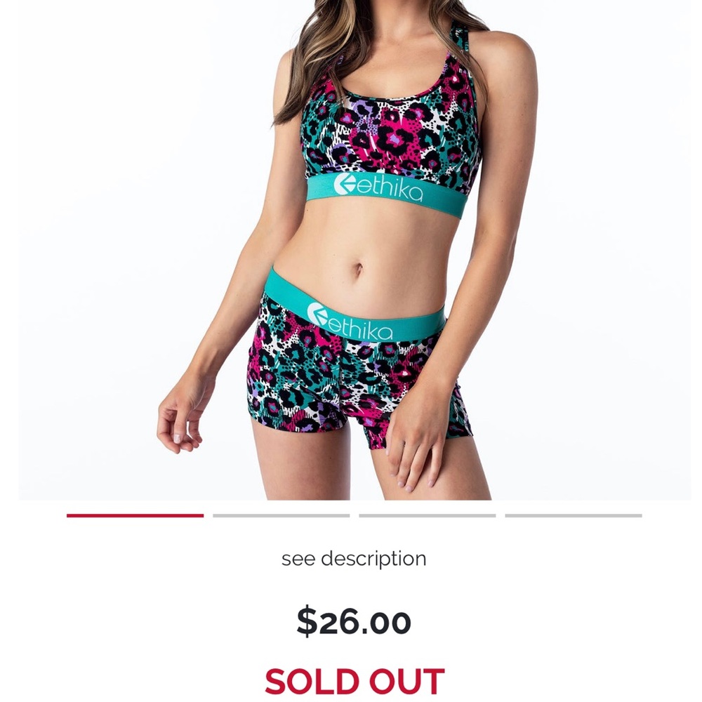 Ethics Wild Sports Bra (no bottoms) - never worn!